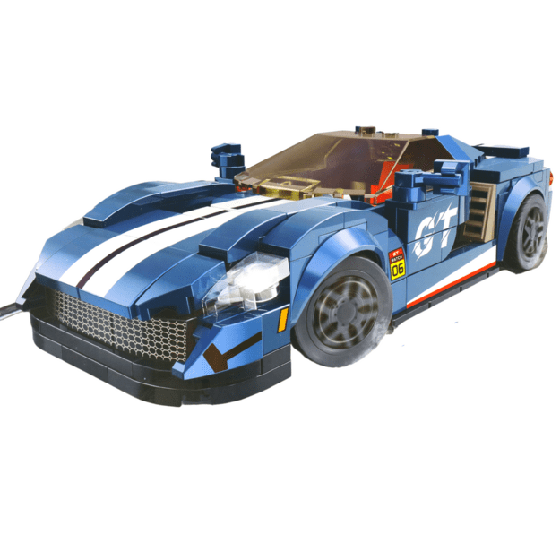 Speed Mecha Fute GT 2-in-1 building set featuring 355 pieces