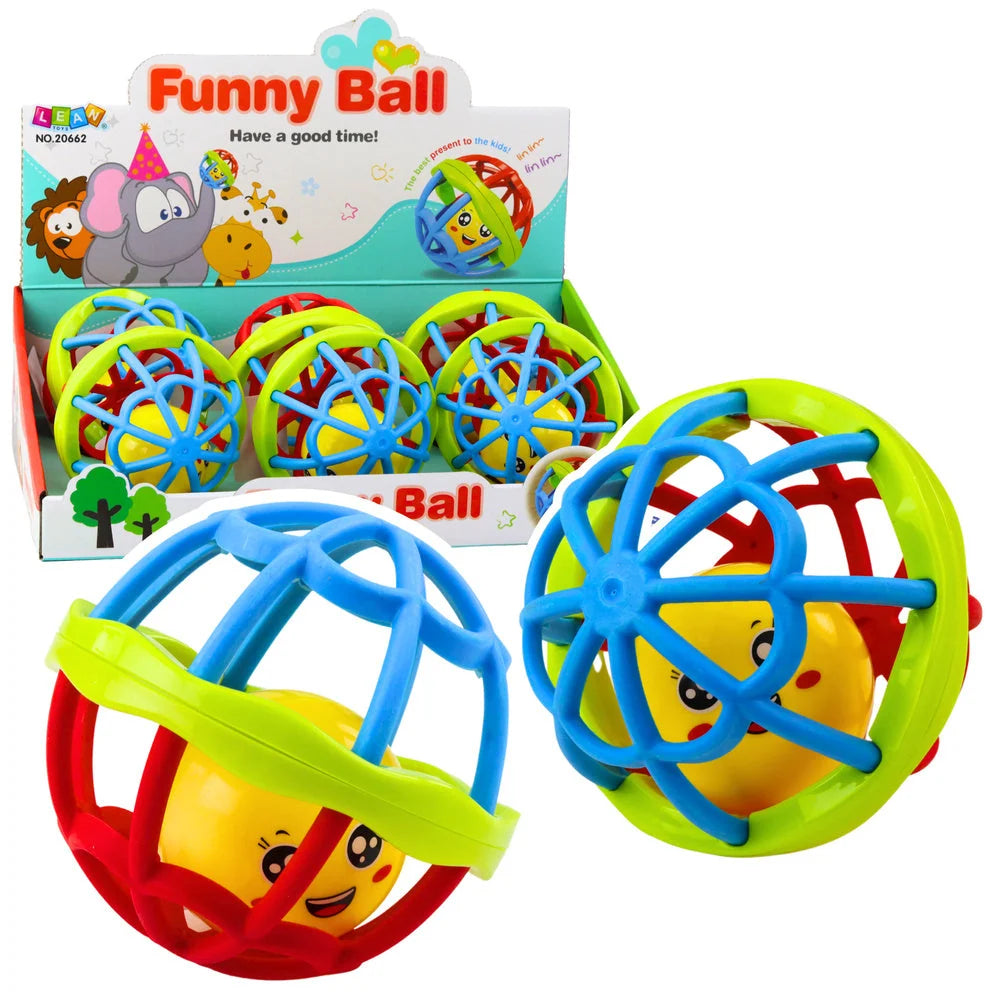 Balle Hochet Sensorielle Funny Ball dès 6 Mois