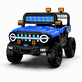 Voiture Électrique 4x4 Enfant Bleue – Tout-Terrain Sport avec Lumières LED