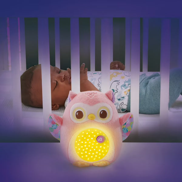 Ma Veilleuse lumi chouette rose-vtech
