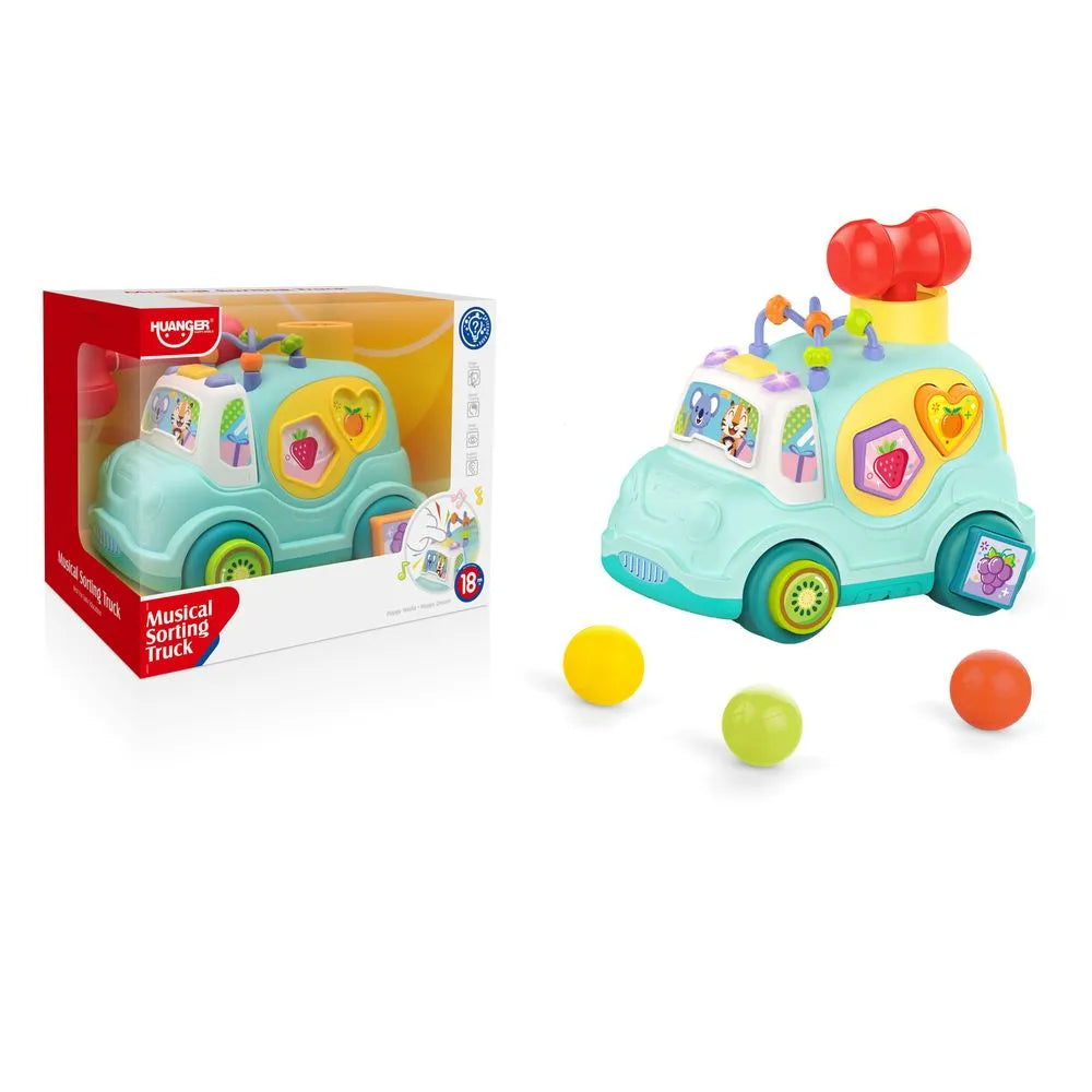 Huanger musical sorting truck in mint green