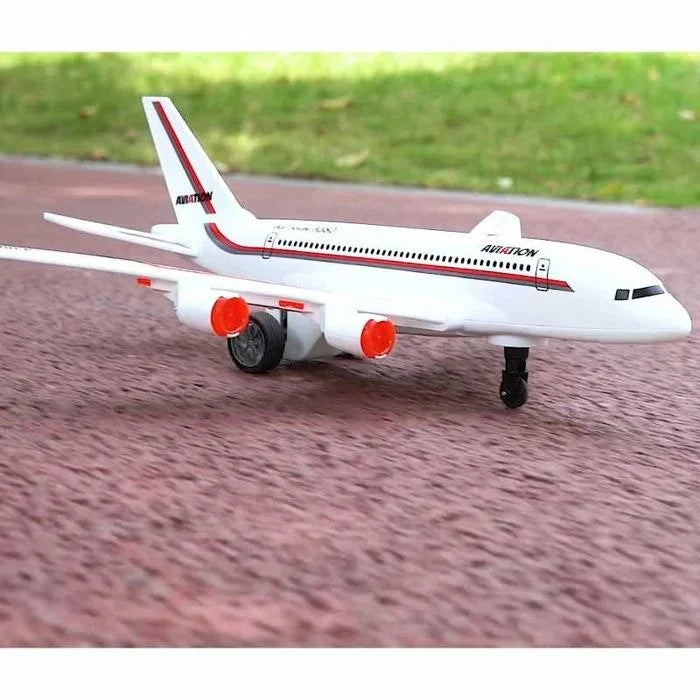 Le modèle JFC GC169-032 est un avion télécommandé de 27 MHz inspiré d'un avion de ligne A380.