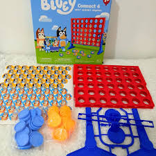 Bluey branded Connect 4 game