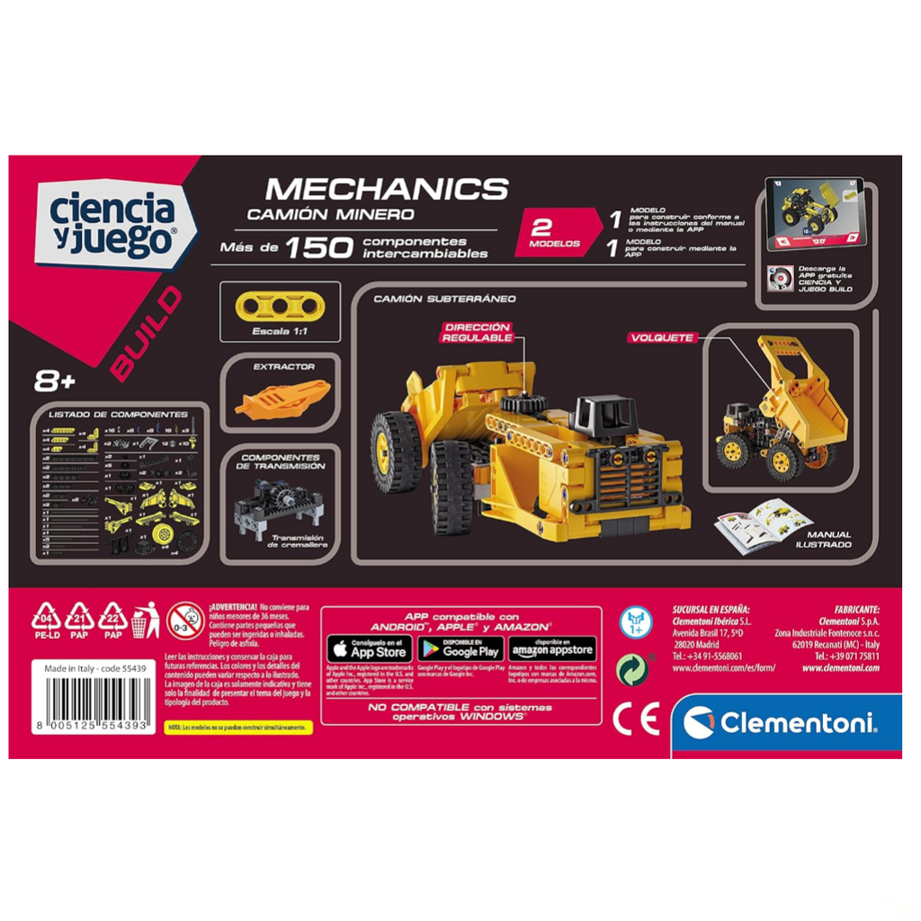 Mon Atelier Mécanique Camions Miniers - Clementoni