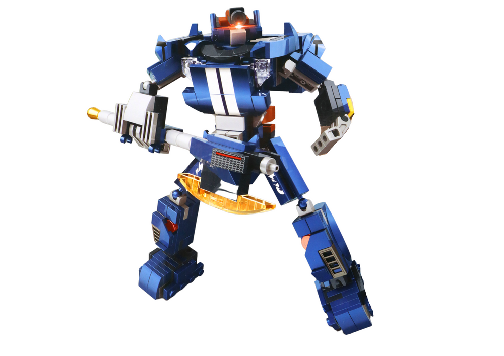 Voiture Robot Transformable à Construire – 355 Pièces – Jouet Intelligent pour Enfants