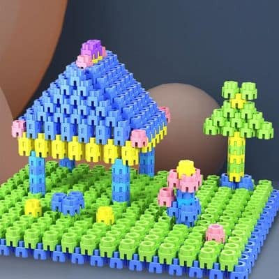 Blocs de Construction Hexagonaux – Assemblage Créatif dès 3 Ans