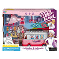 Set Karavan de Luxe & Hélicoptère – Voyage et Macéra avec Poupées et Accessoires