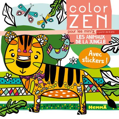 COLOR ZEN POUR LES MINI'Z - LES ANIMAUX DE LA JUNGLE