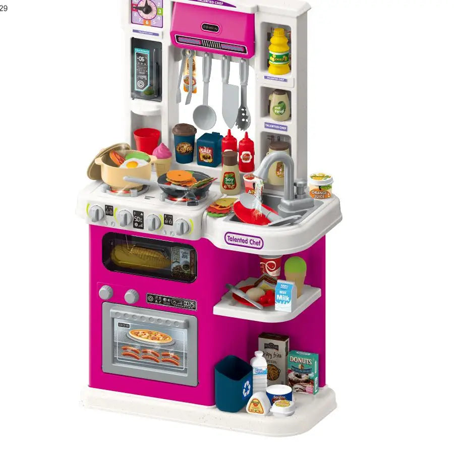 Cuisine Moderne pour Enfants – 92 Accessoires • Eau Réelle • Lumières & Sons