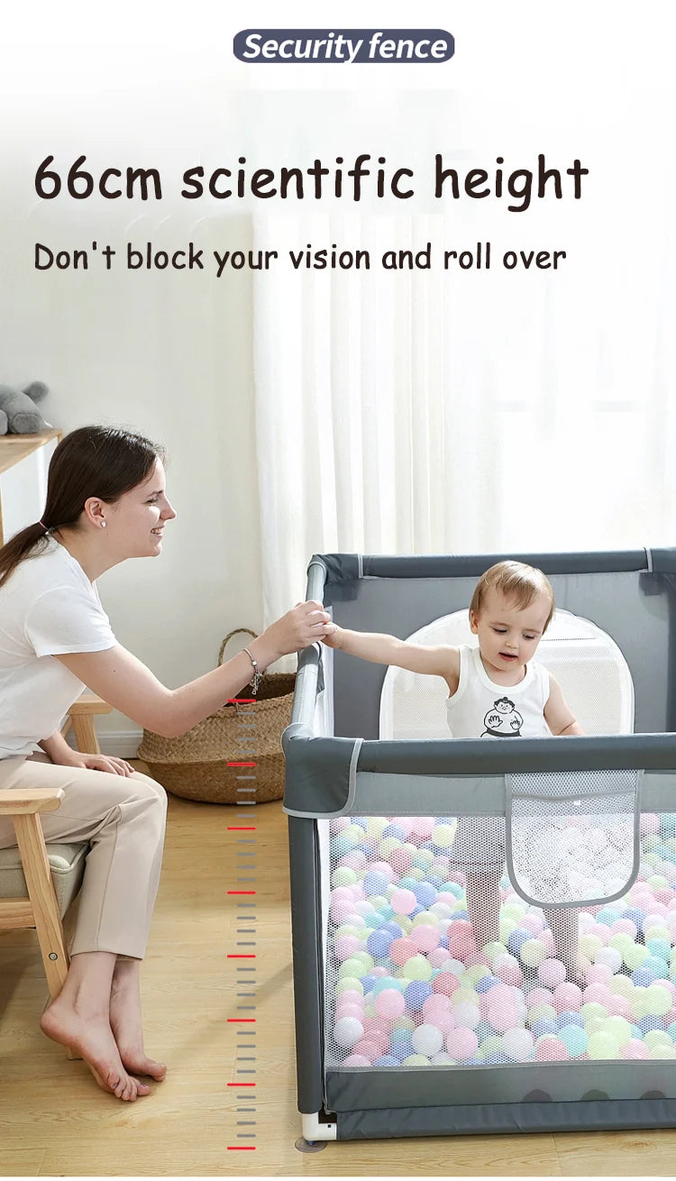 Grand Parc Bébé XXL – Aire de Jeux Sécurisée