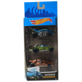 Coffret de 3 véhicules Hot Wheels moulés sous pression à l'échelle 1:64.