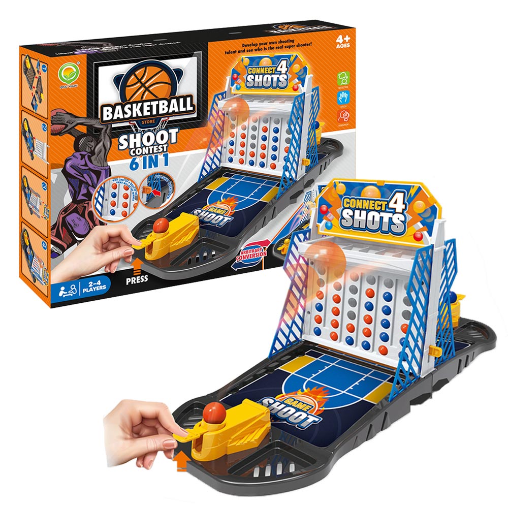 Jeu de Tir Basket 2-en-1 dès 4 Ans