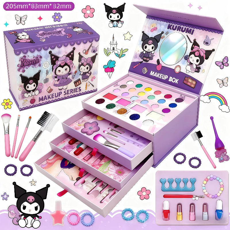 Coffret « Série Maquillage » sur le thème de Kuromi de Sanrio