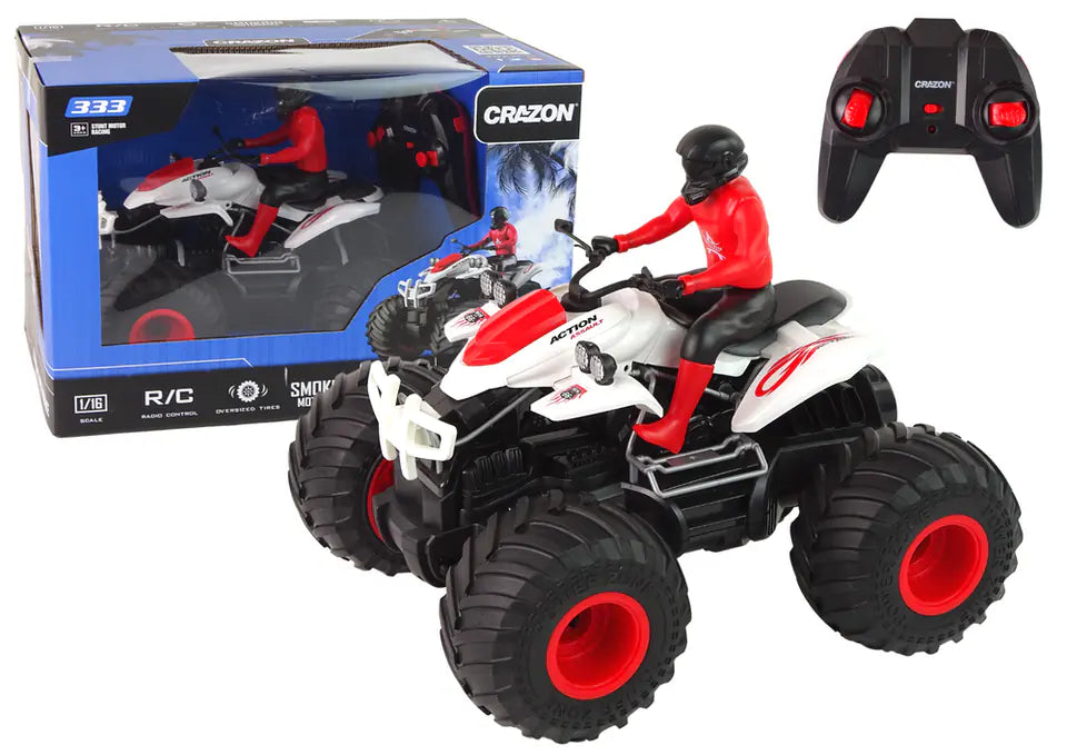 Télécommande quadricoptère RC avec fumée blanche et vapeur d'eau, télécommande 2,4 GHz
