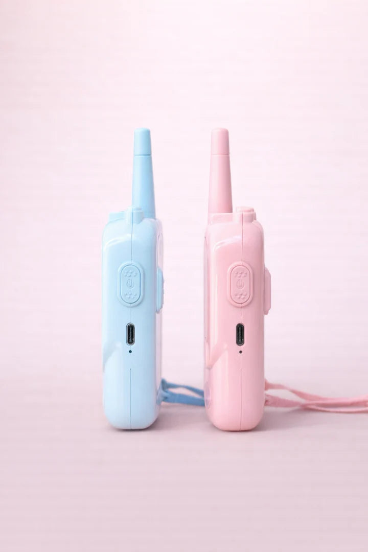 Ensemble de talkies-walkies vidéo pour enfants avec écran – Jouet de communication bidirectionnelle rechargeable pour enfants | Conversation vocale  (lot de 2)
