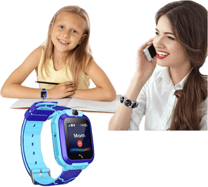 Montre connectée pour enfants , suivi GPS et appels, bouton SOS