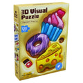 Le puzzle visuel 3D Playfulmario a pour thème les desserts.
