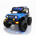Jeep Électrique Enfant Style Toyota 4x4 avec LED – De 1 à 5 Ans - Bleu