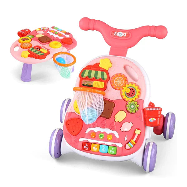 Huanger brand 2-in-1 Baby Walker and Activity Table