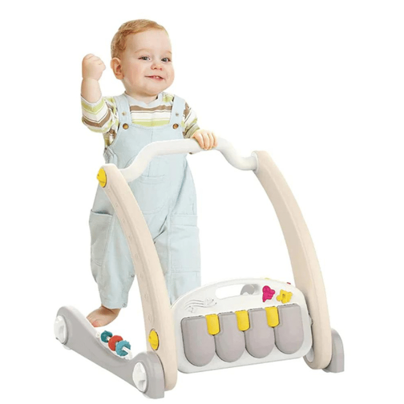 Tapis d’éveil avec un piano & Trotteur 2en1 – Huanger